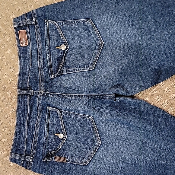 Paige jeans, low rise boot cut, size 28 - Picture 3 of 4